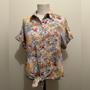Floral Short Sleeve Shirt